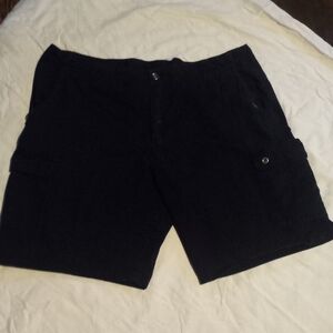 Classic Black Cargo Shorts for Men